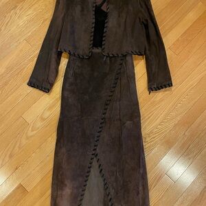 Elegant Brown Women's Dress